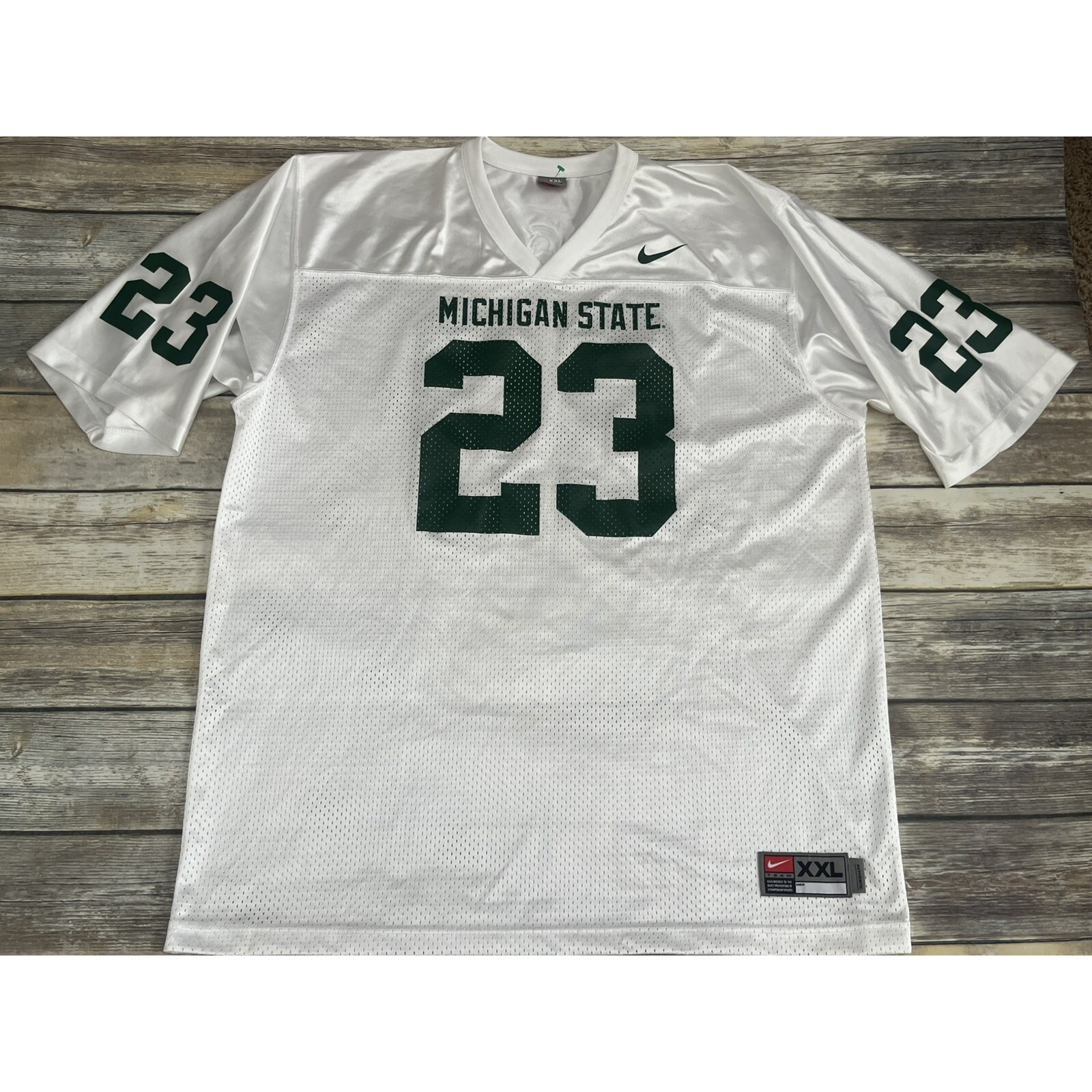 Vintage Michigan State Spartans Jersey Mens Xxl Nike Team Football #23